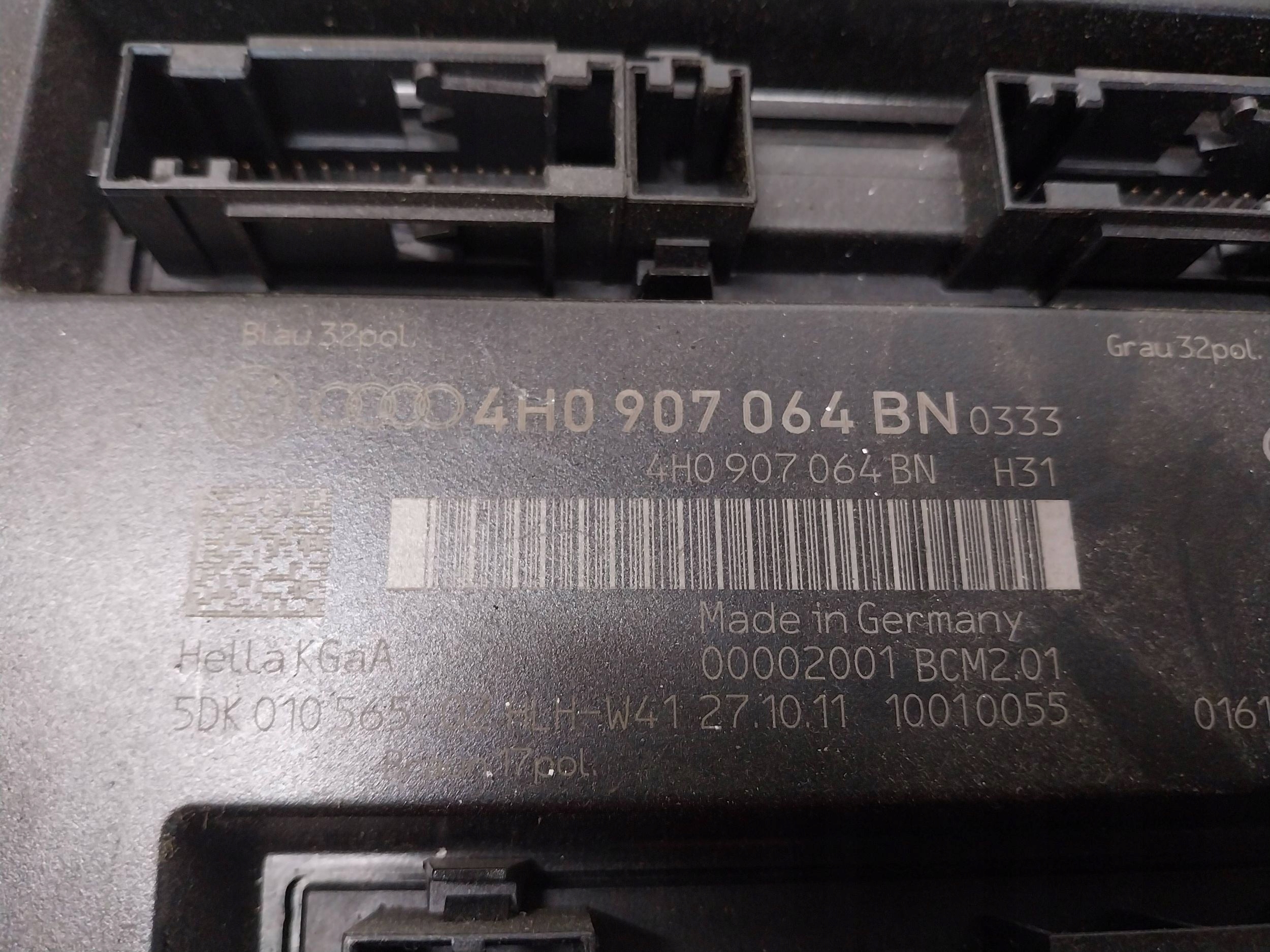 module control unit KOMFORTU 4H0907064BN AUDI A6 A7 4G A8 D4