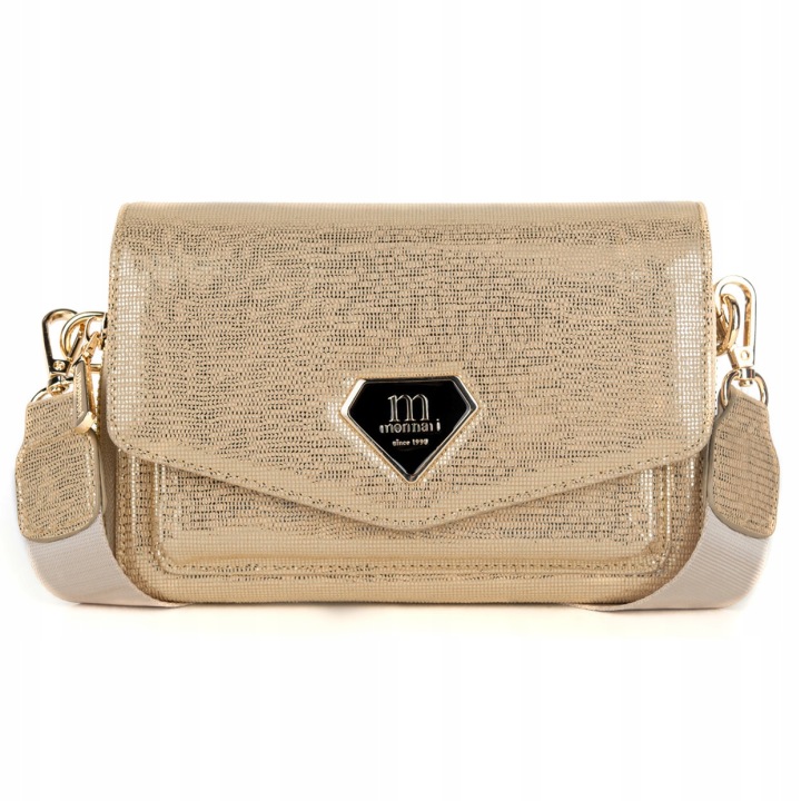 Monnari Efektowna torebka na telefon listonoszka Rowerówka Phone Pojemna