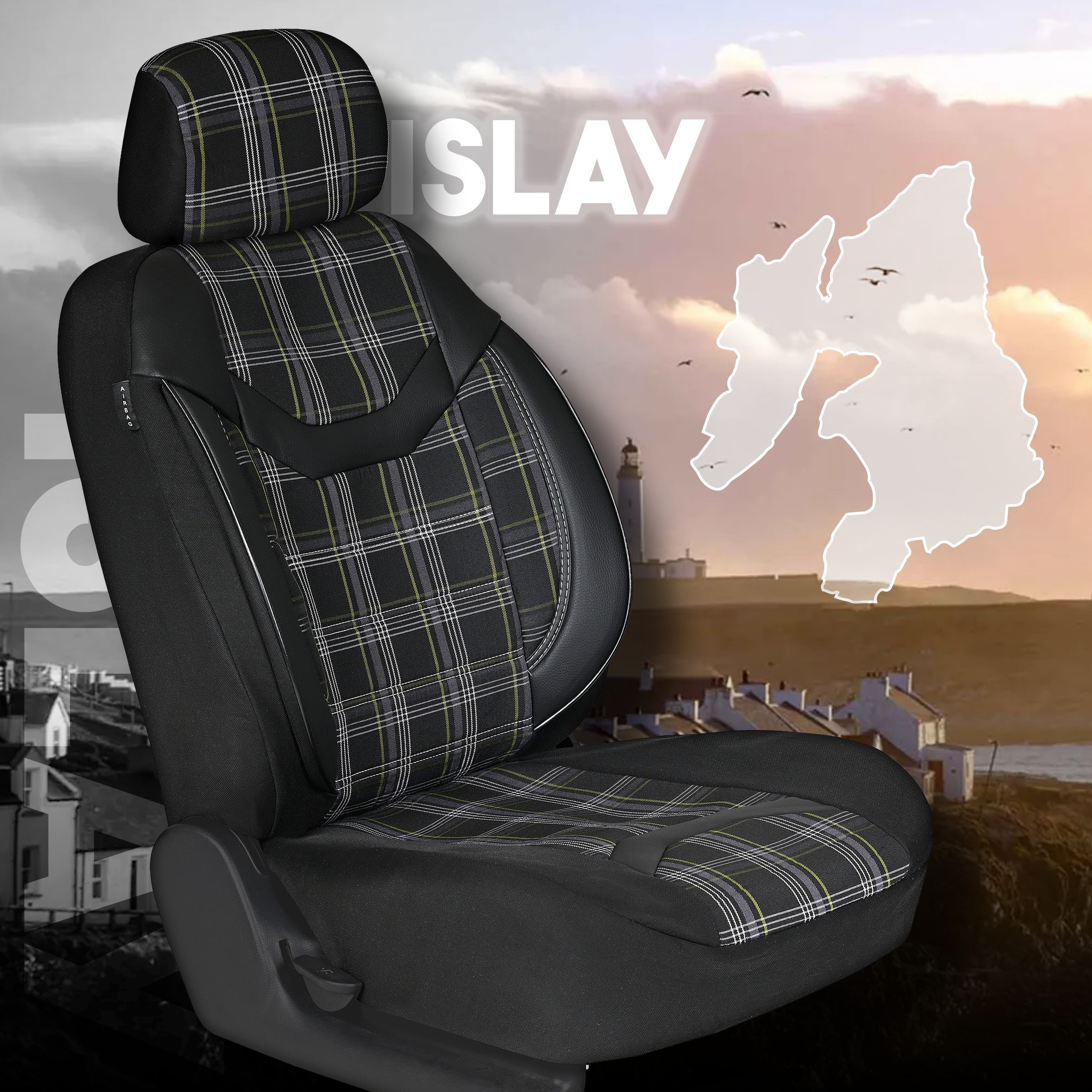 Pokrowce Islay green Seat Ibiza Cordoba Toledo Leon Altea Exeo Producent Wildcar