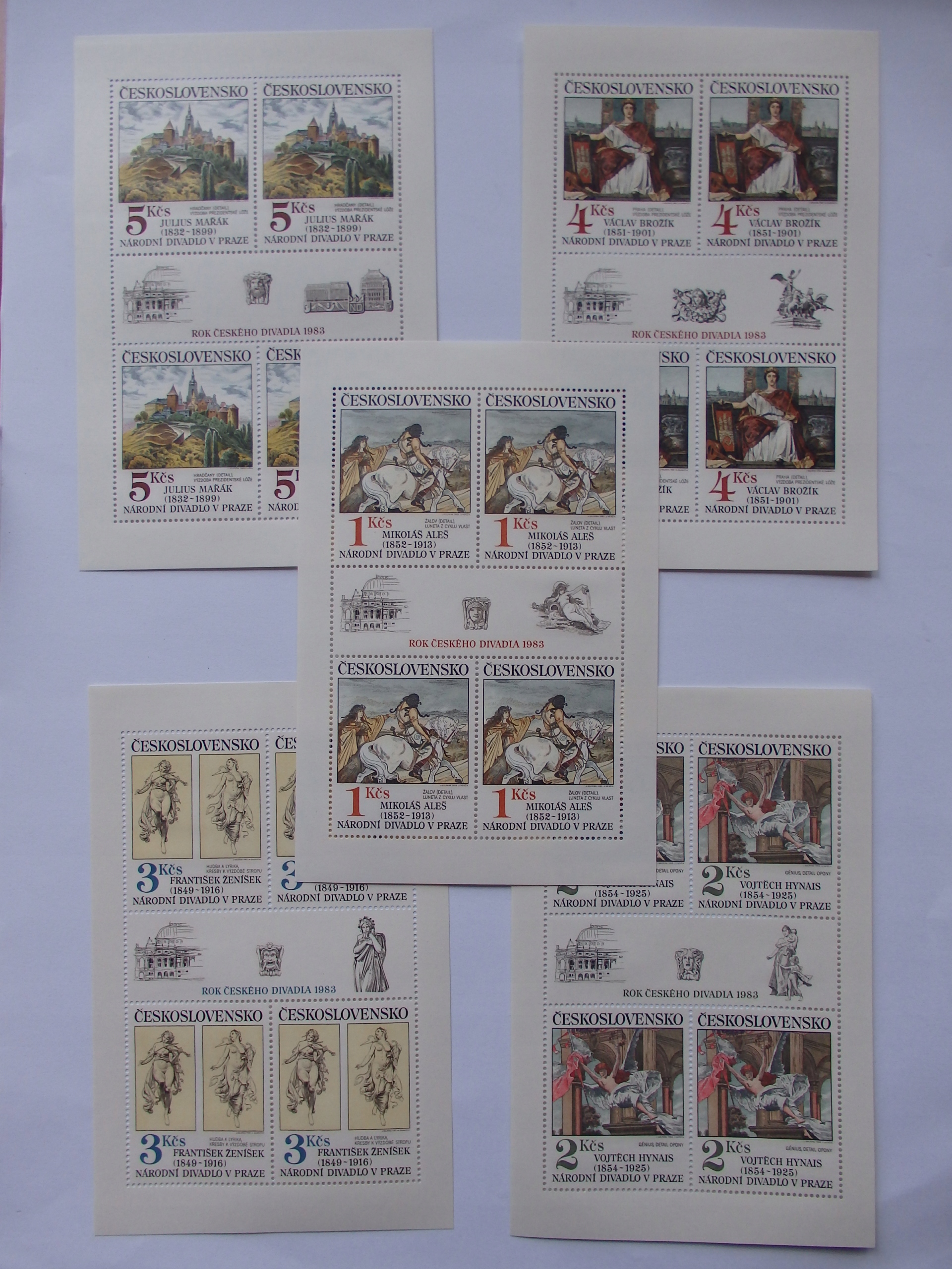 Czechosłowacja, Zestaw bloków, B9104