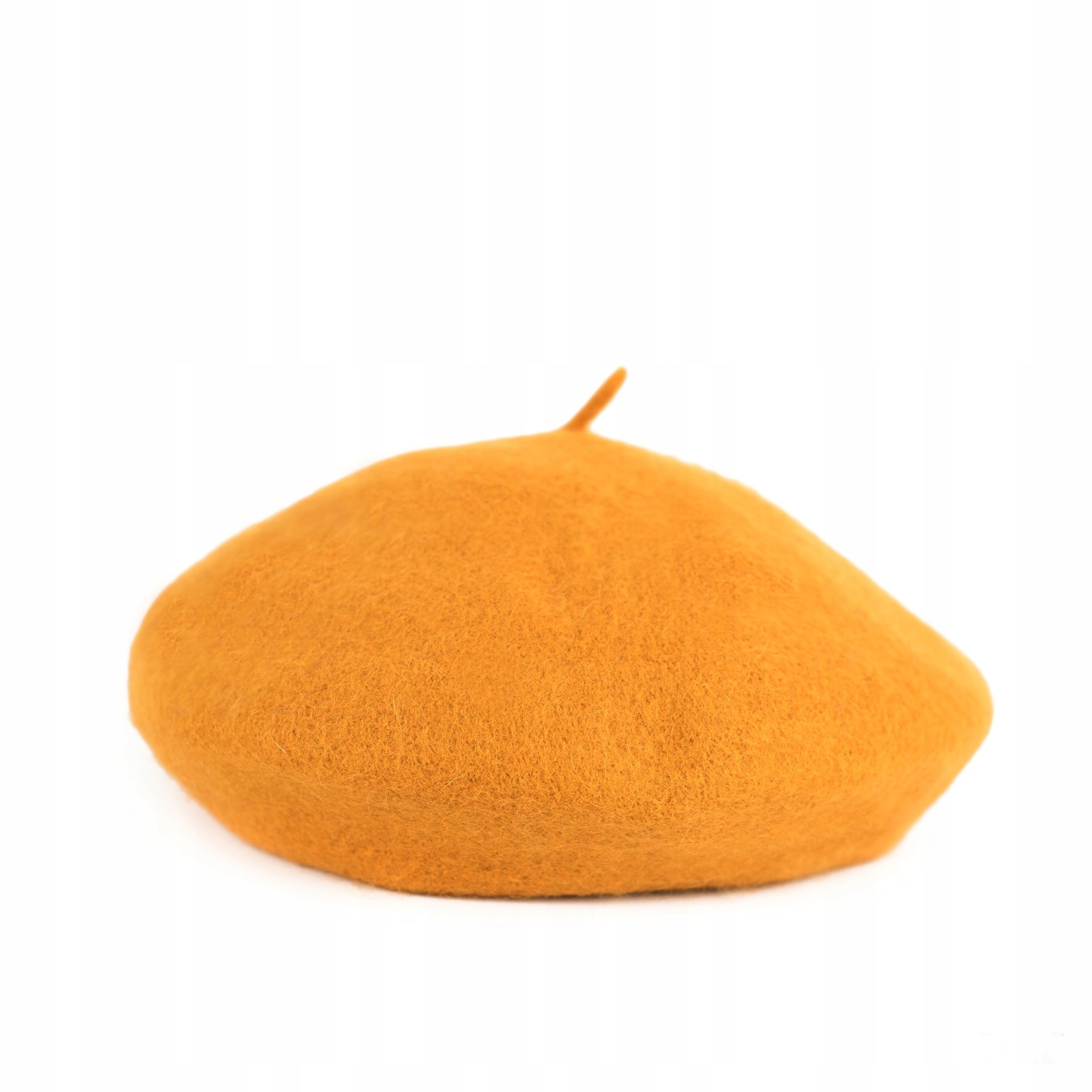 

Klasyczny wełniany beret z antenką regulowany