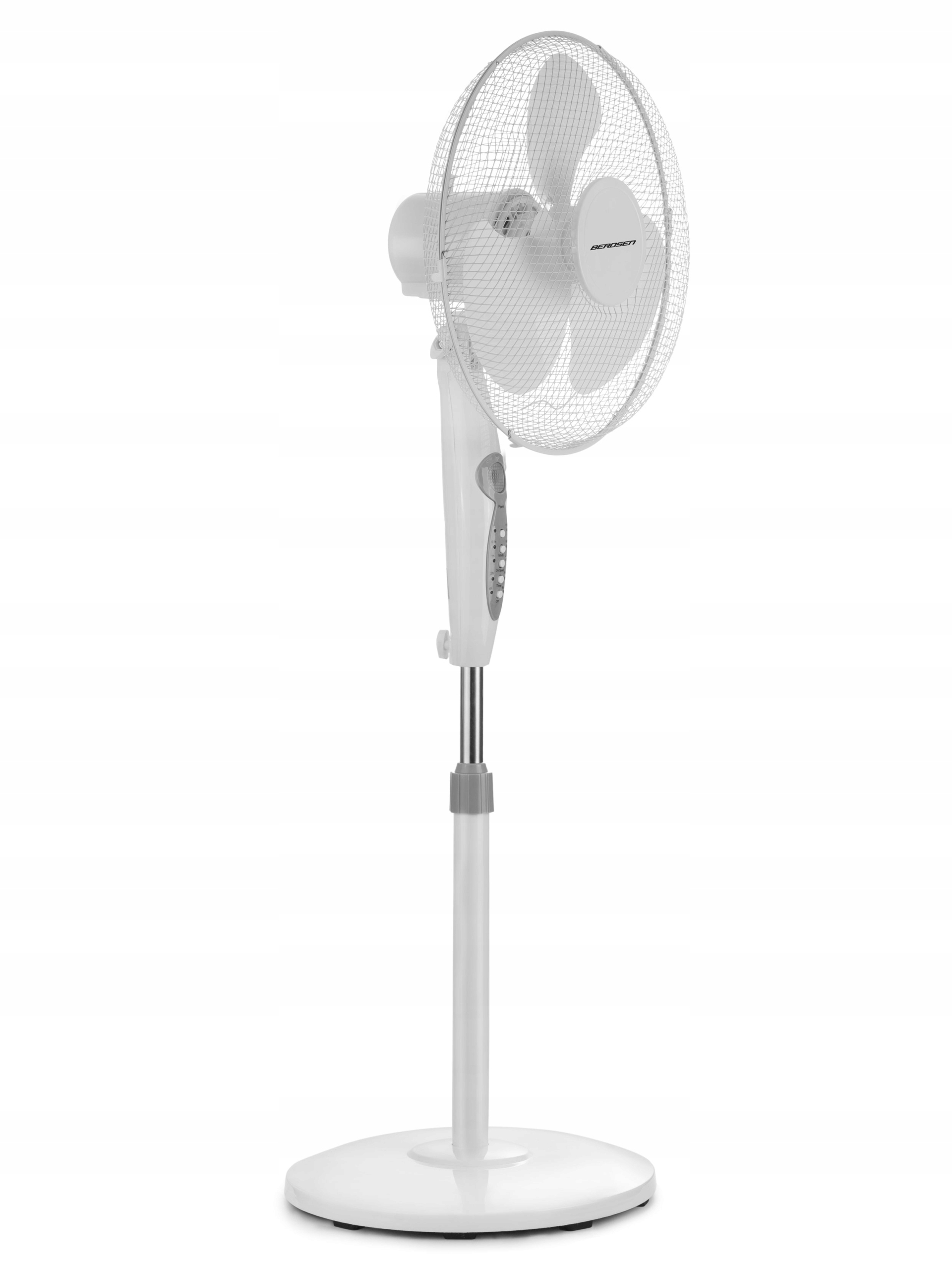 WENTYLATOR PODŁOGOWY WIATRAK STOJĄCY z PILOTEM Funkcje regulacja kąta nachylenia regulacja wysokości timer