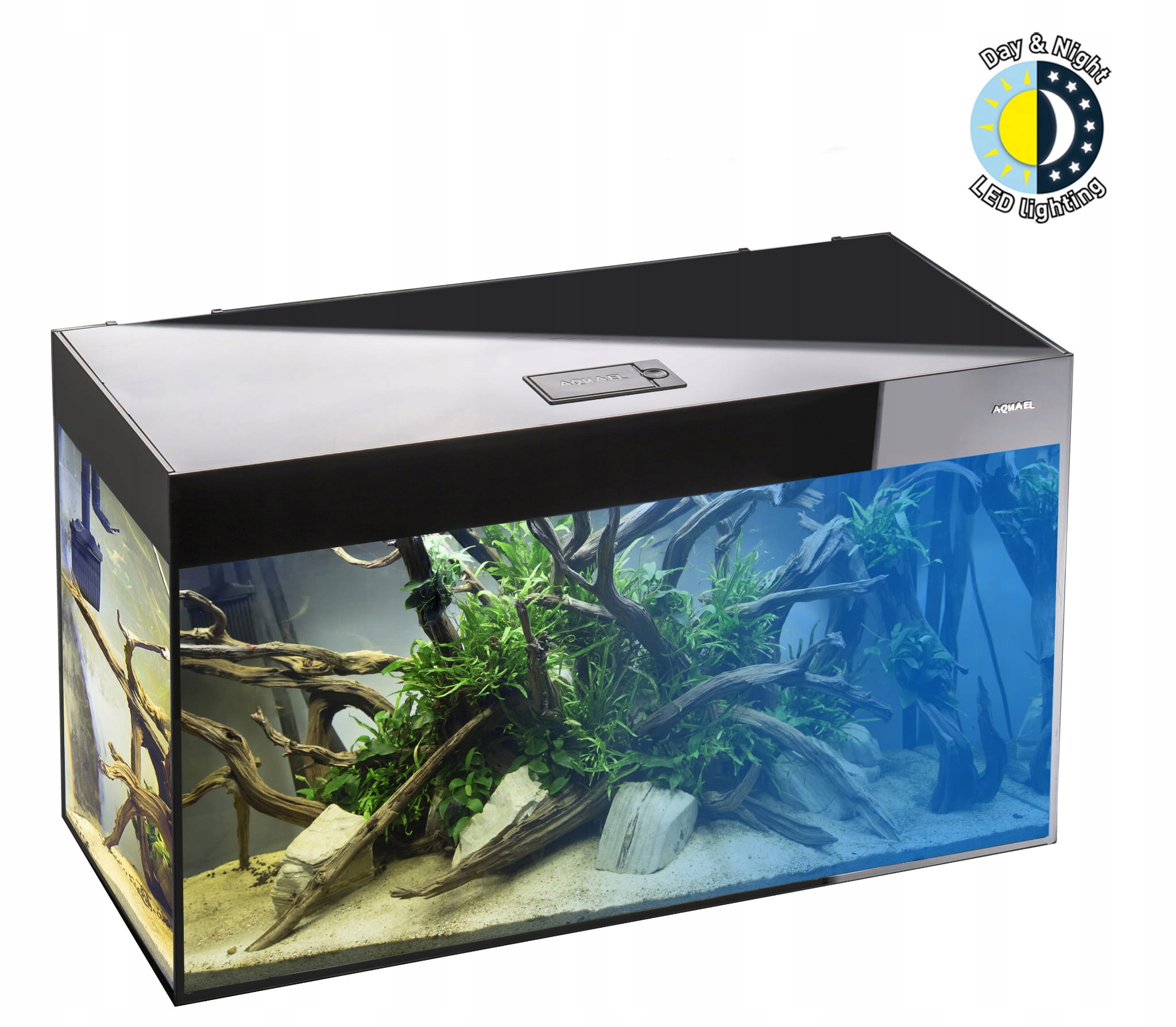 

Aquael Glossy 125L 80x35x54 Zestaw Czarne D&n