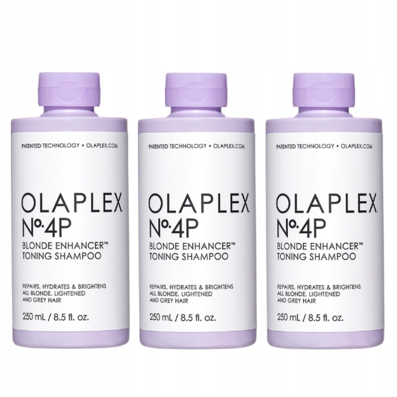 Olaplex No.4P Blonde Enhancer šampon 3x 250 ml pro blond vlasy