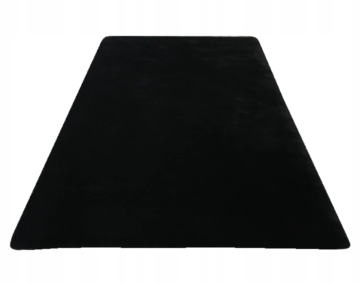 

Dywan 160x230 Futro Królika Miękki I Puszysty Blac