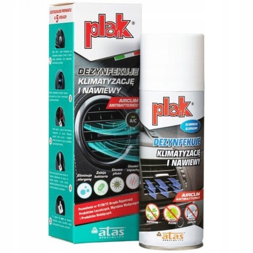 

Plak AirClim granat dezynfekcja klimatyzacji 200ml