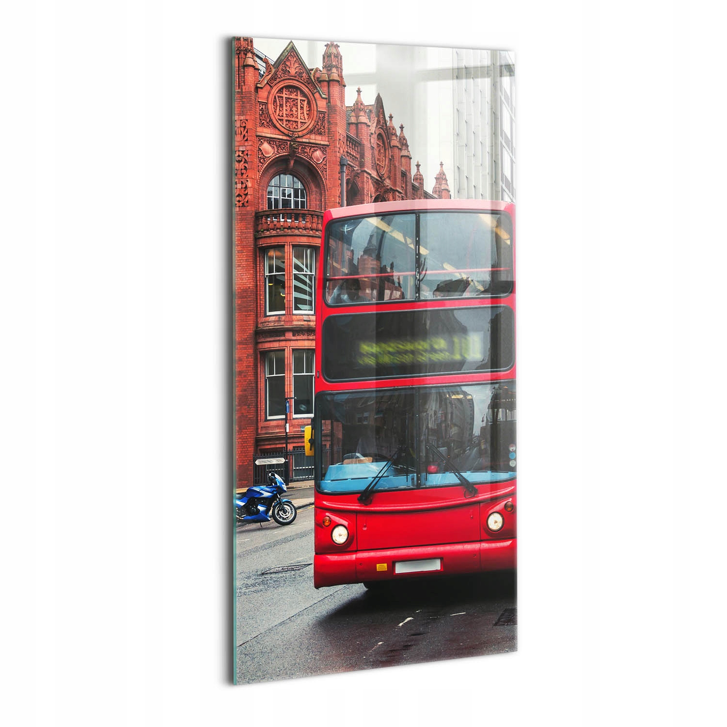 Skleněný obraz Moderní do předsíně Autobus v Birminghamu 50x100