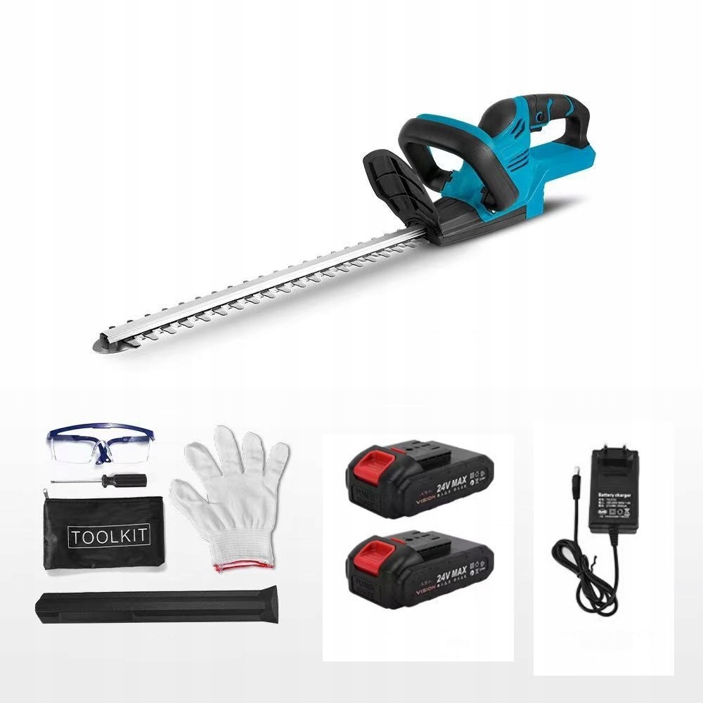 Elektrické Nůžky Na Živý Plot 2000W Stříhání Keřů Prořezávání Větví 51CM