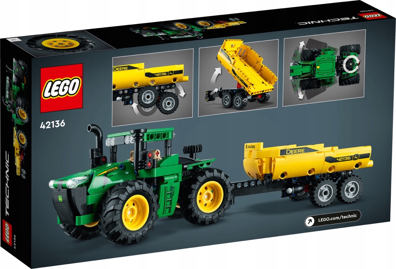 LEGO TECHNIC 42136 Traktor John Deere 9620R 4WD Marka LEGO