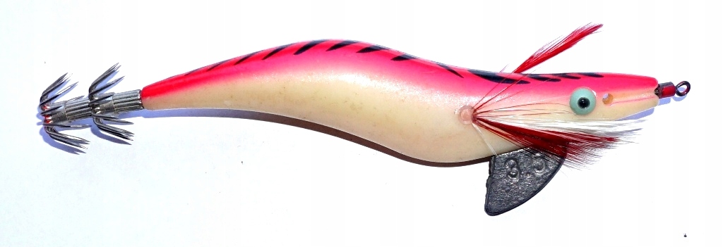 Przynęta Morska na Kalmary Wobler Krewetka Squid Jig Egi 13cm. 22gr. Nr. 12