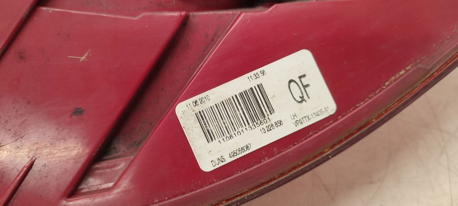 light rear part rear left w fender Opel Insignia A
