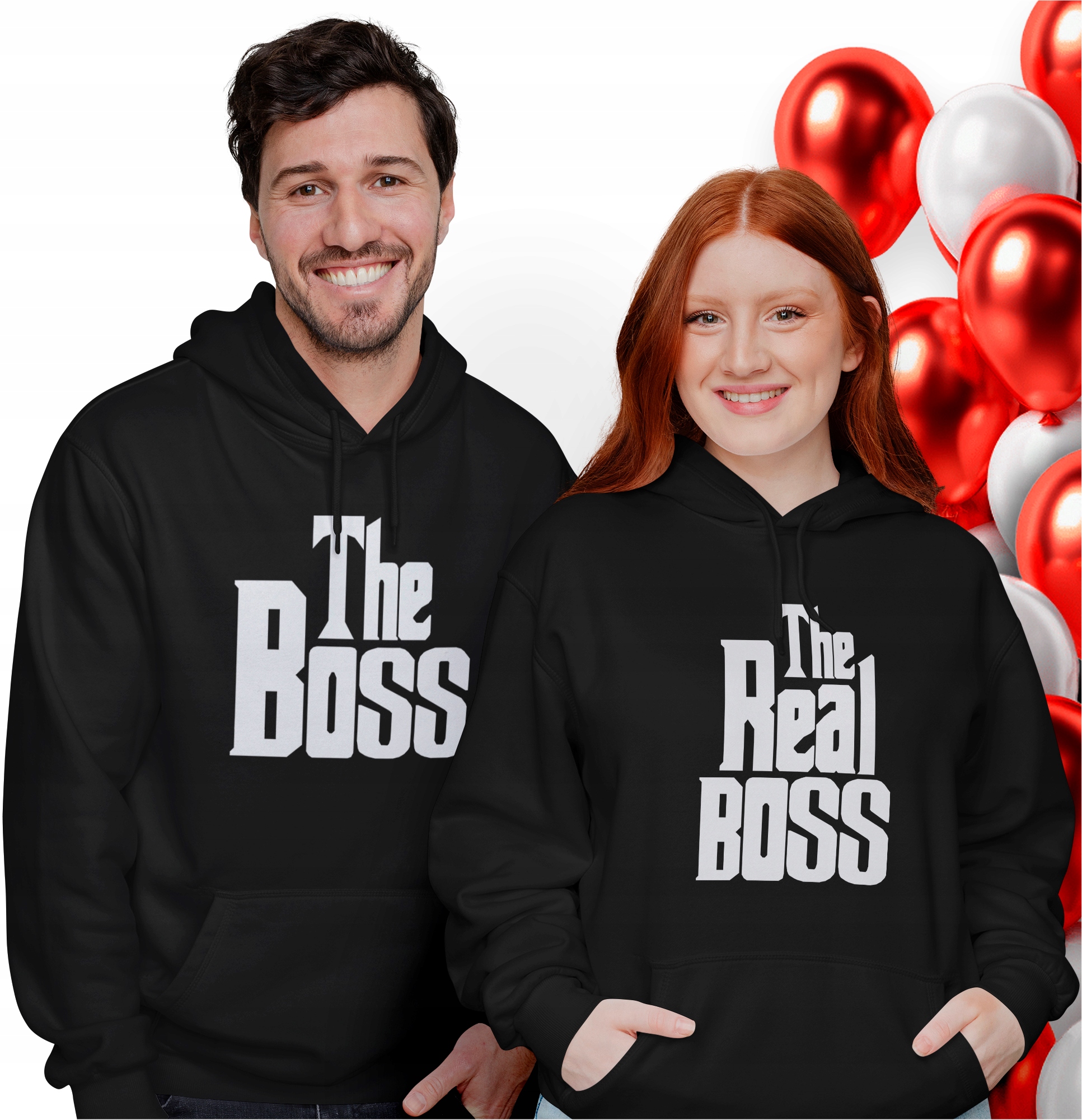 Mikiny pro páry Dárek k Valentýnu The Boss Kmotr Retro