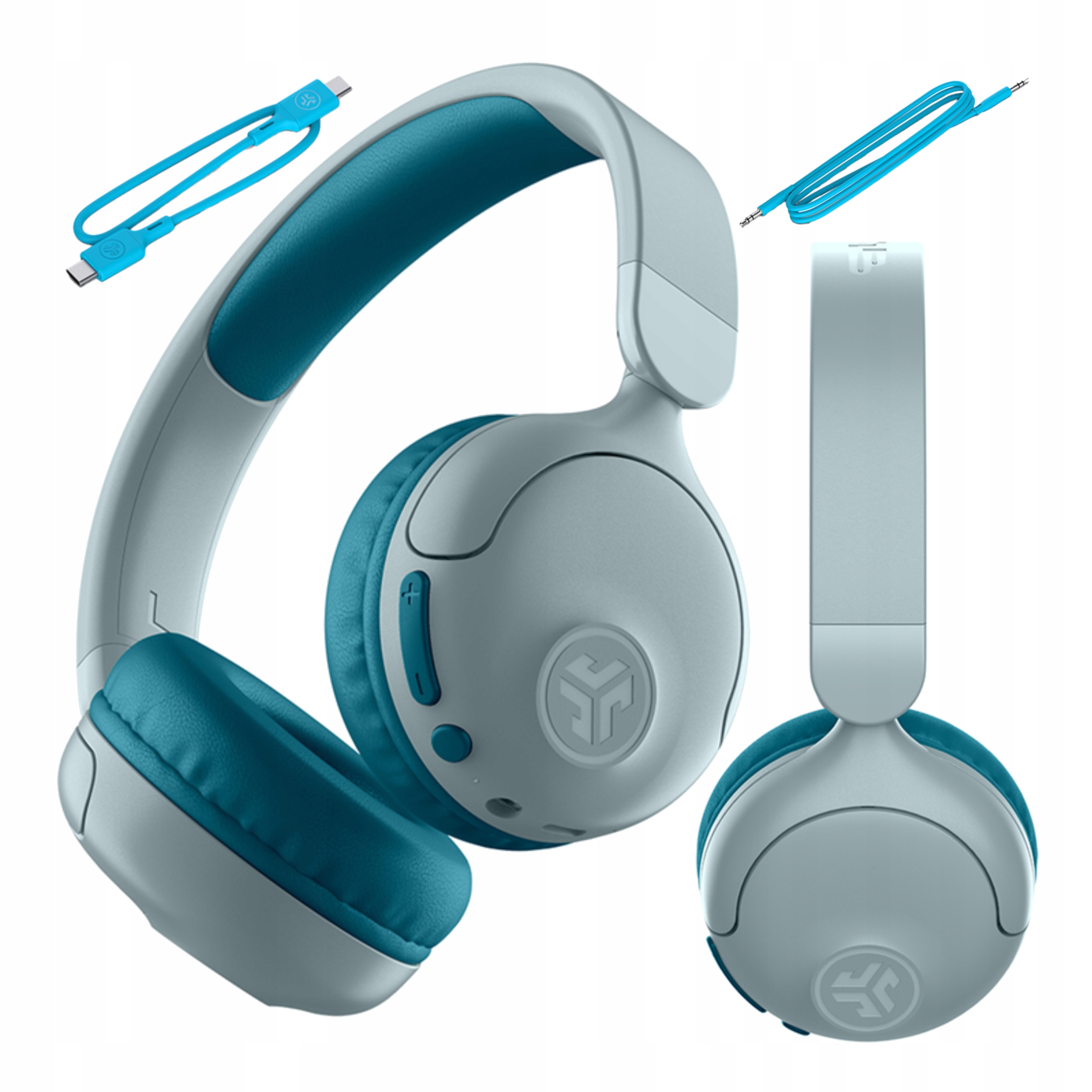 Słuchawki Bezprzewodowe Nauszne Bluetooth Niebieskie Jlab Jbuddies Pop