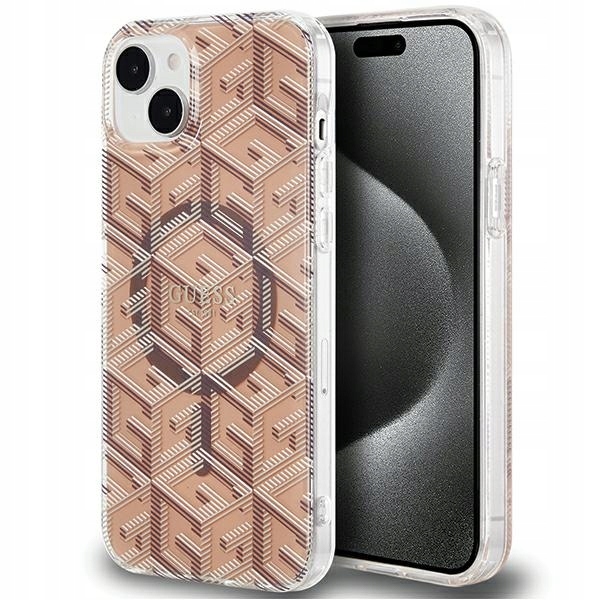 Guess GUHMP15MHGCUSTGW iPhone 15 Plus 14 Plus 6.7" hnědý/brown hardcase