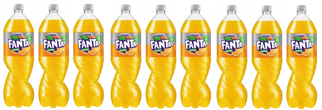 9x 1,5L Fanta Zero napój bez cukru Zgrzewka