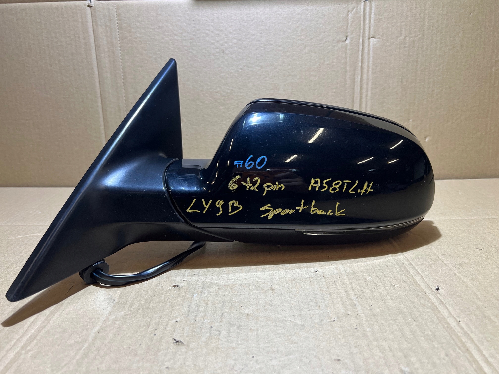 AUDI A5 8T LIFT LY9B SPORTBACK mirror left 6+2 PIN