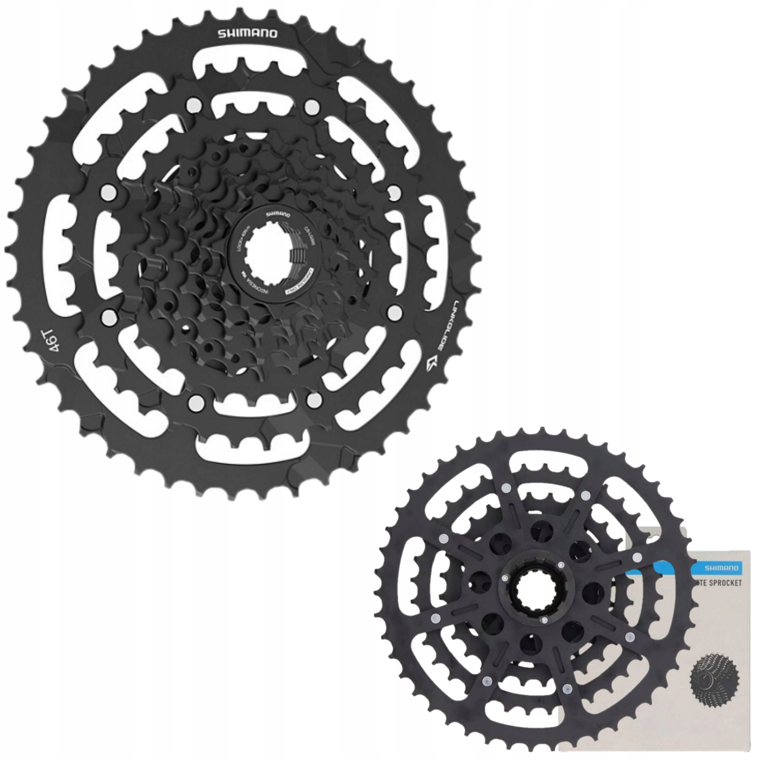 Kaseta Shimano 9 Rzędowa 11-46 CS-LG300-9 9 rzędów E-Bike