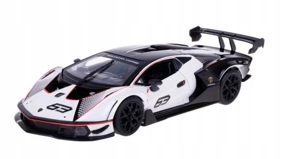 Lamborghini Essenza SCV12 White-black 1:24 Bburago