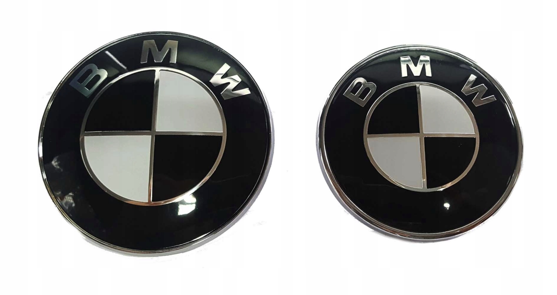 BMW ЕМБЛЕМА ЗНАЧЕК ПЕРЕД ЗАД. ЧЕРНЫЙ 82mm 74mm E46 E60 E90 F10 F30 X3 X5