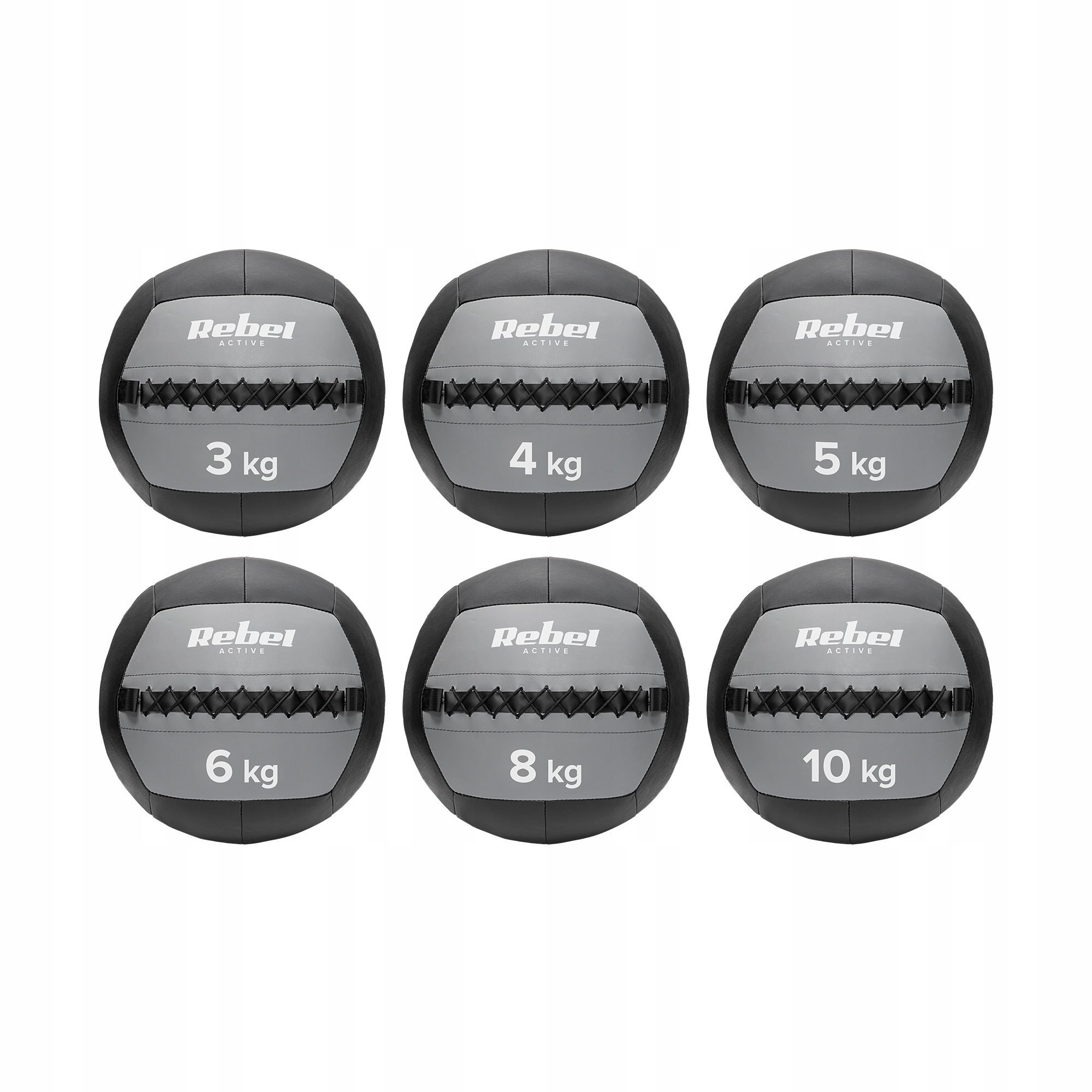 Piłka lekarska do ćwiczeń 3 kg REBEL ACTIVE Kod producenta RBA-3107-3