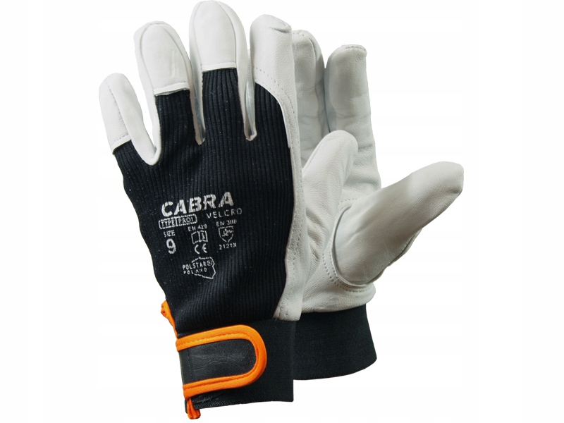 

Rękawice Cabra Velcro Rozmiar 8 M 1 Para