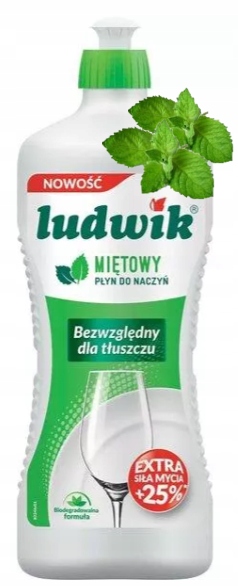 

Płyn do mycia naczyń Ludwik miętowy