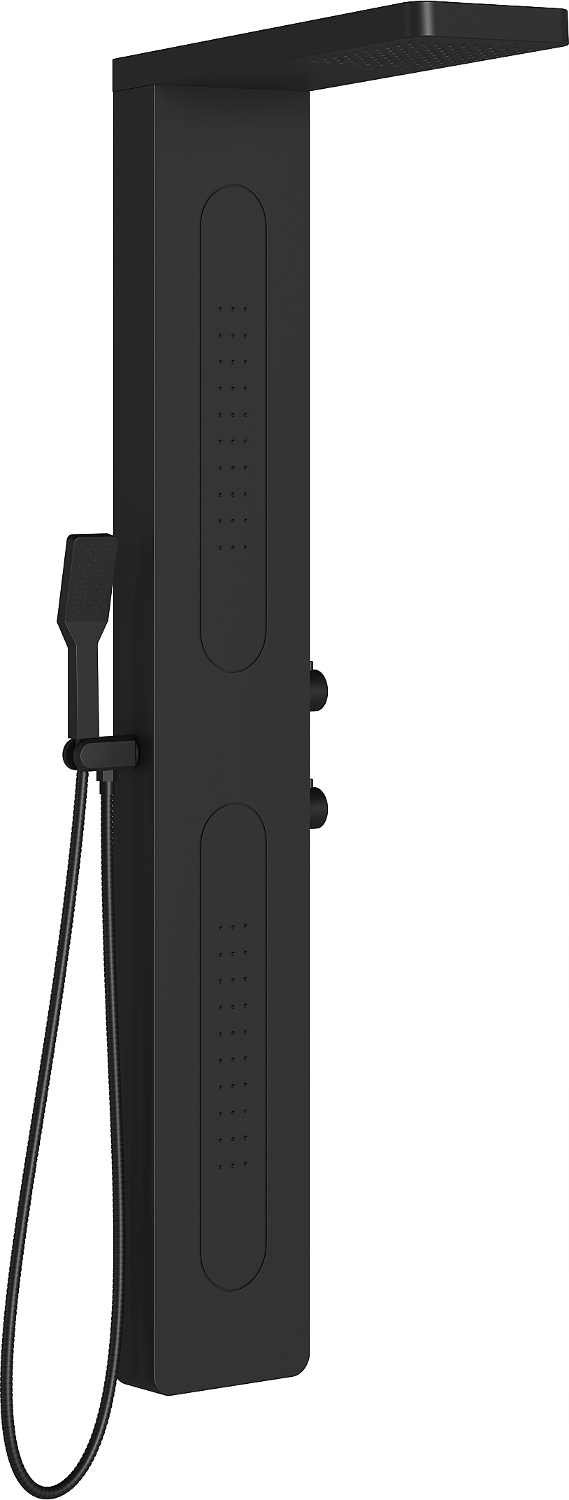 Mexen Mano Panel Prysznicowy Deszczownica Hydromasaż Czarny