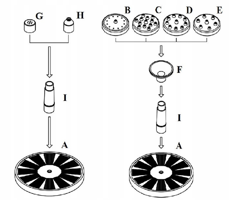 Jebao DC30 Fontanna solarna z dyszami 120l/h 1,4W Moc 1.4 W
