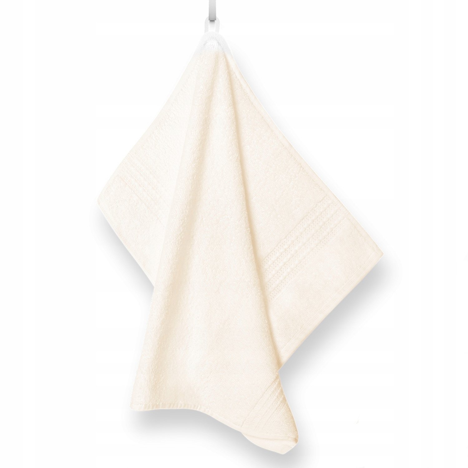 KREMOWY RĘCZNIK FROTTE 50X90 AMIE 450 gsm