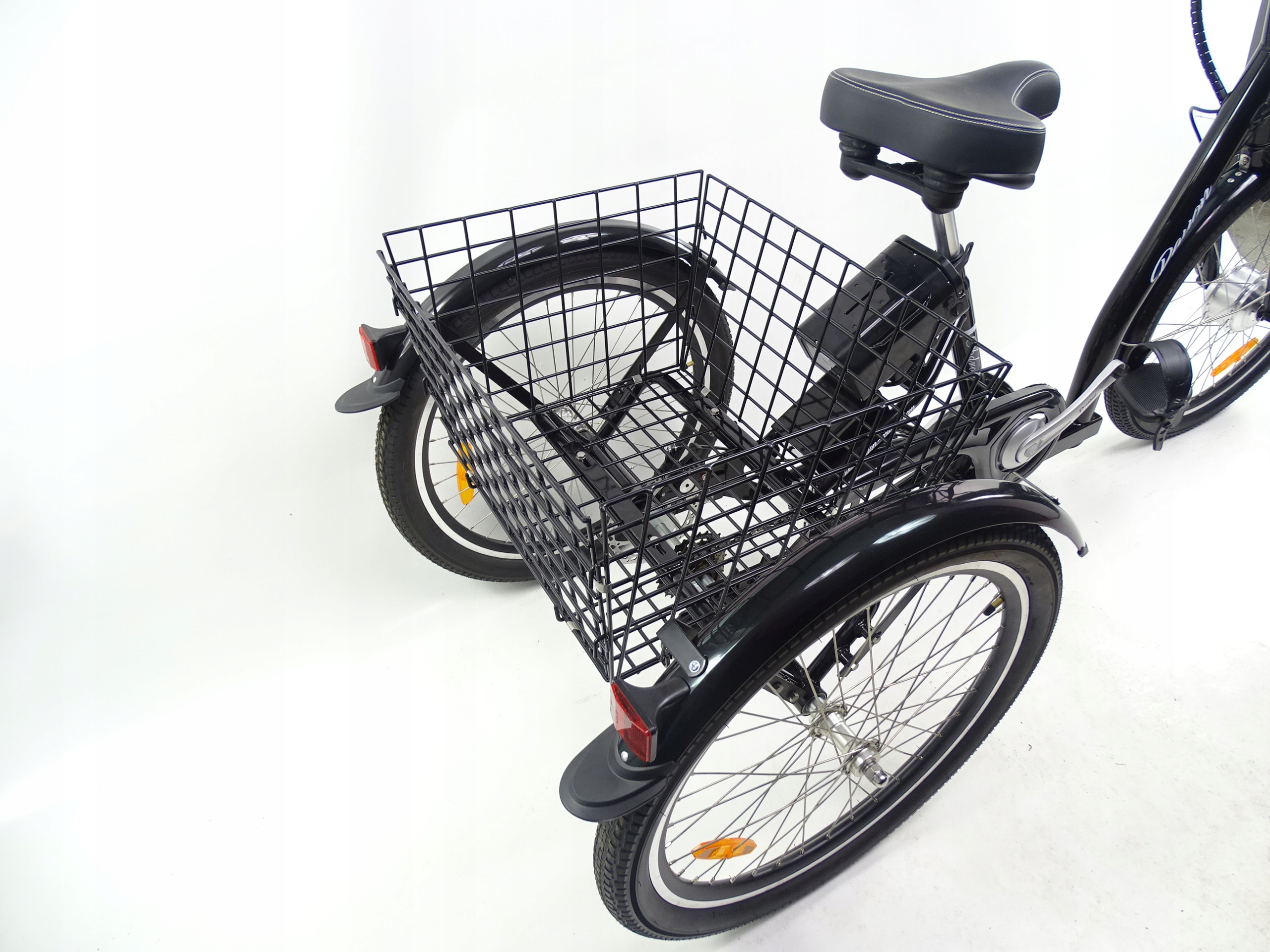 Rower trójkołowy Rayon ADRO rama 18 cali koło 24 " czarny elektryczny Rozmiar koła (