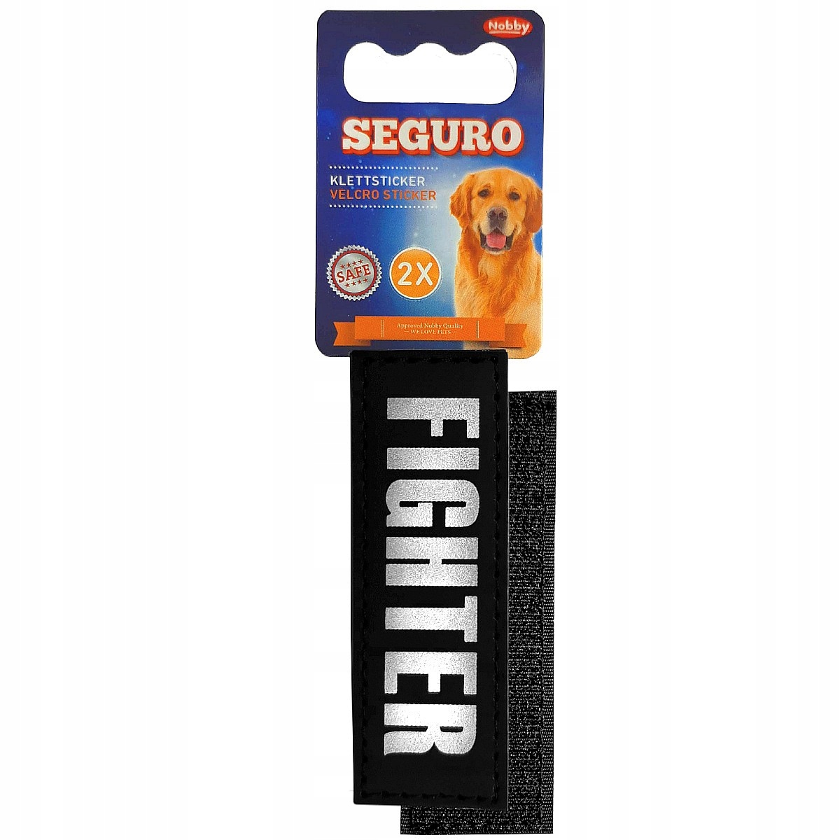 

Rzep Nobby Seguro Velcro Sticker Fighter 2szt