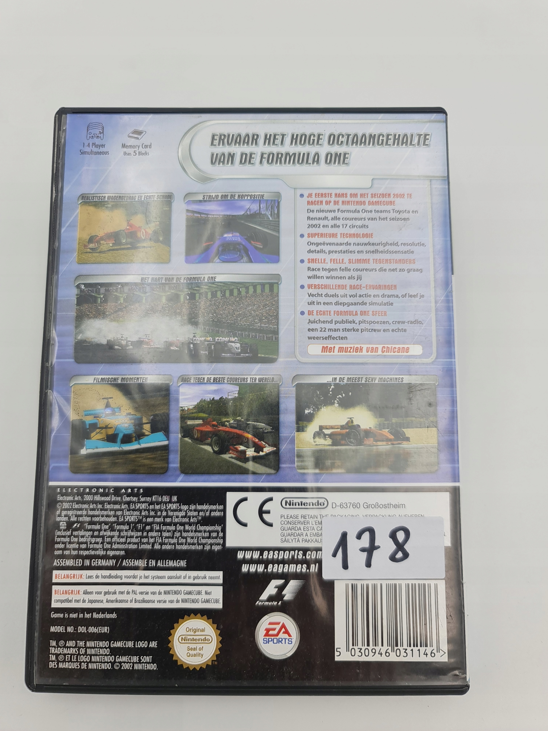 NINTENDO GAMECUBE F1 2002 Platforma Nintendo GameCube