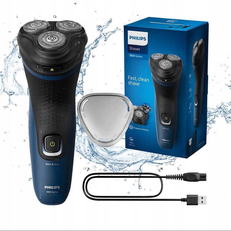 Bezprzewodowa Golarka Męska Philips Do Golenia Zarostu Maszynka Do Twarzy