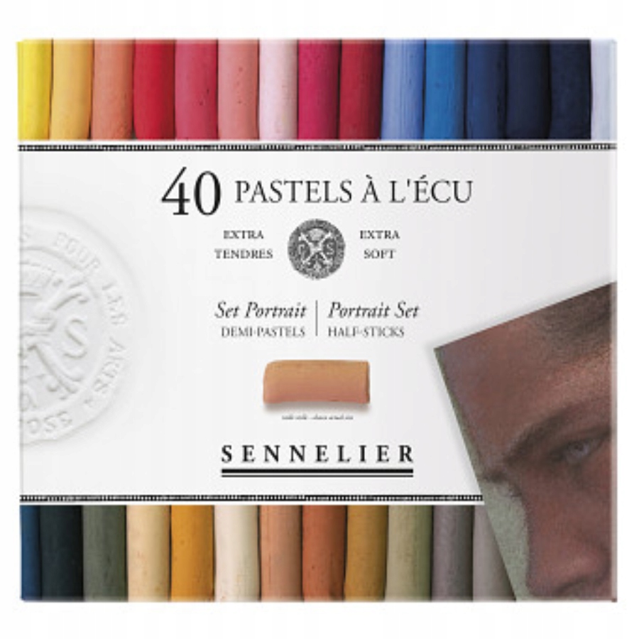 Suché pastely Portrétní 40 ks Sennelier