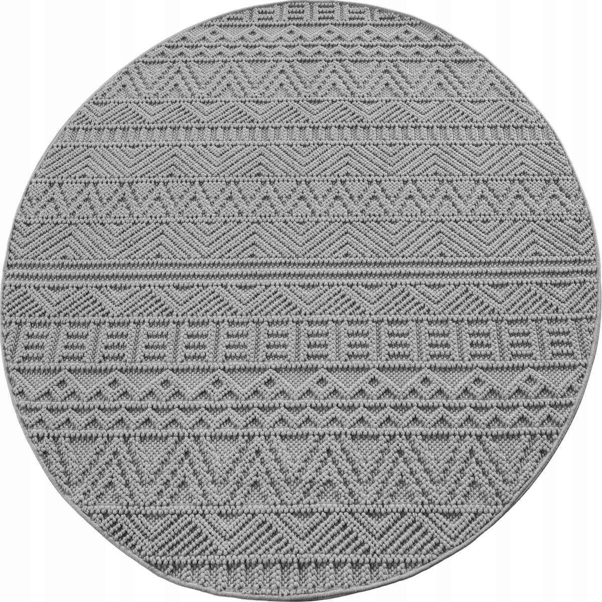 200x200 Kusový koberec Helix 2202 silver kruh