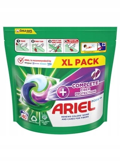 Kapsle na praní Complete Fiber Protection Ariel 40 ks