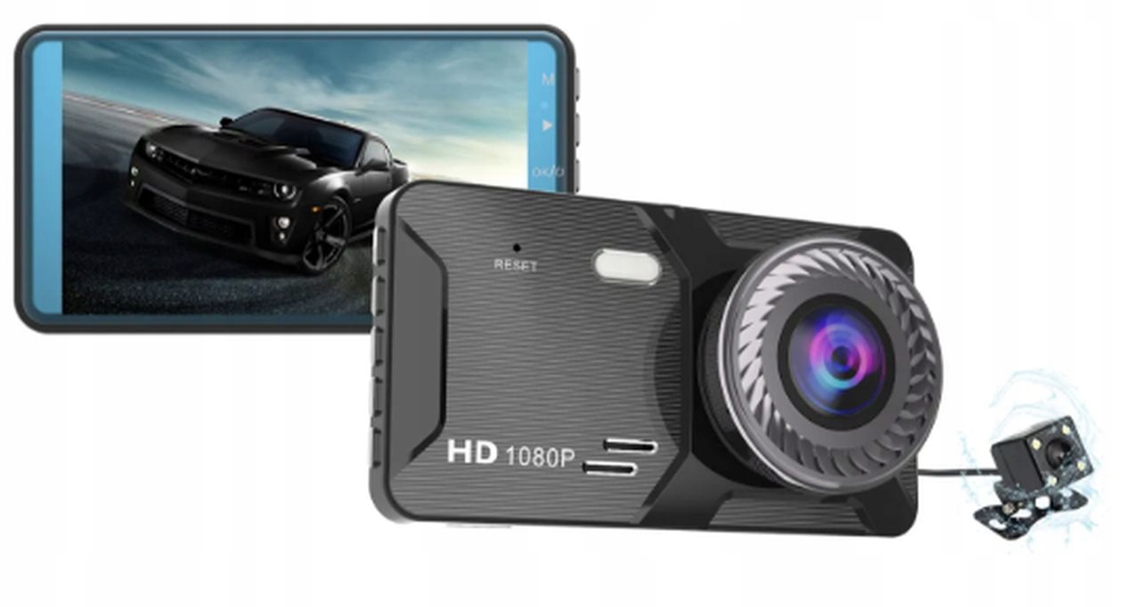 Autokamera Predná Zadná Full Hd 1920X1080P G-senzor Duallens Mikrofón