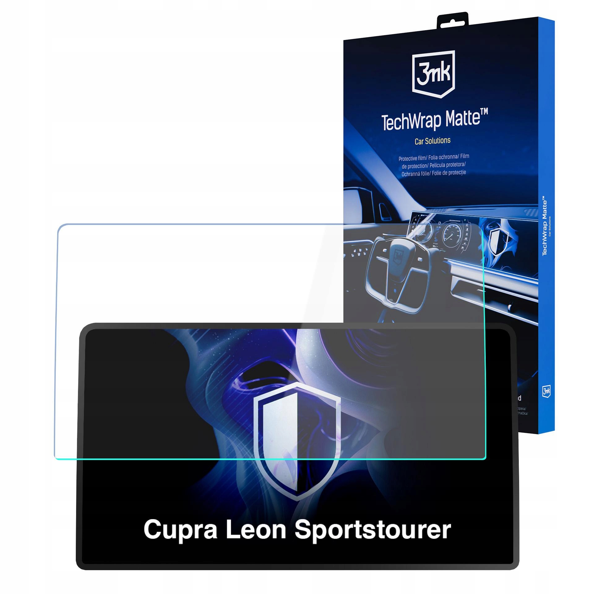 Folia matowa 3mk TechWrap na ekran do Cupra Leon Sportstourer 2024-