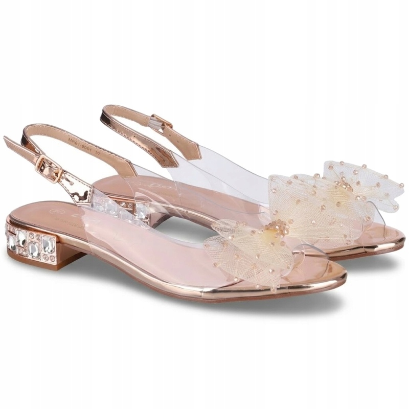 Dámské transparentní sandály D&a S.Barski MR61-9001 Rose VEL..40