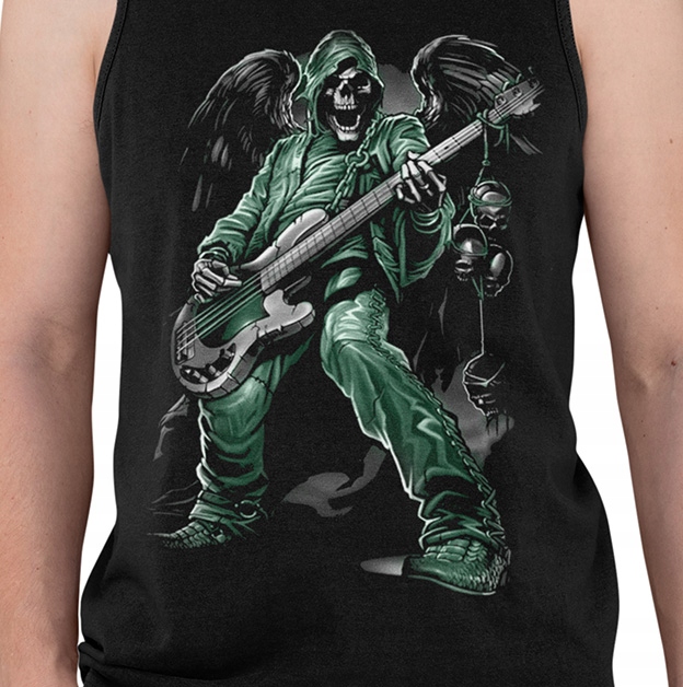 TANK TOP HORROR/ROCK ROCK SKULL Marka inna
