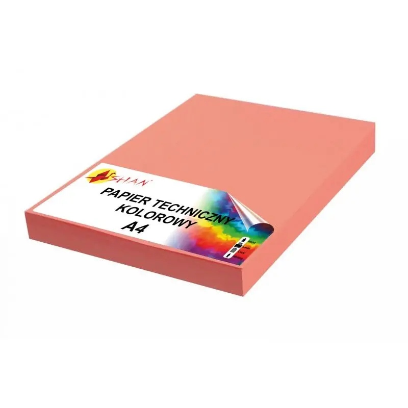 

Papier techniczny A4 160g grejpfrutowy 50 arkuszy