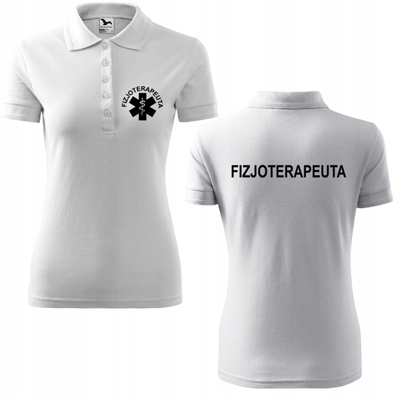 

Damska Koszulka polo Fizjoterapeuta rozm. L 00