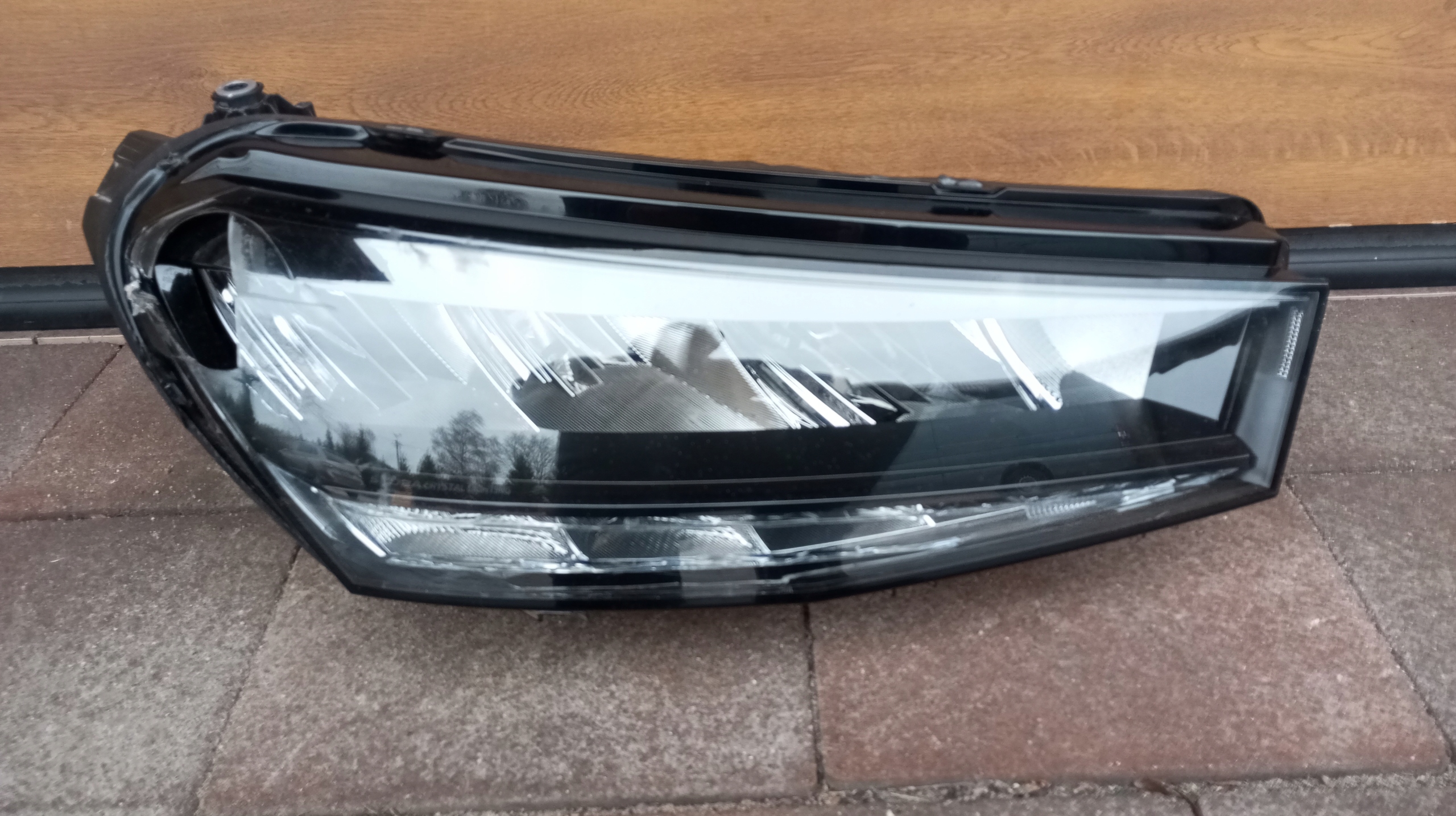 SKODA FABIA 4 IV 2021> ПРАВА ФАРА ПЕРЕД LED КРИСТАЛЛ ОСВЕЩЕНИЕ ОРИГ EU