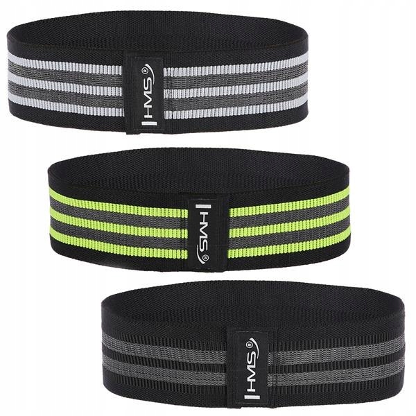 

Gumy Taśmy Do Ćwiczeń Hms HB20 Set 3w1 Mini Band