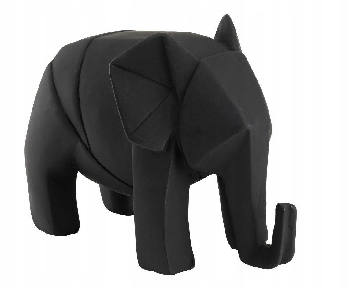 

Figurka Elephant Origami czarny