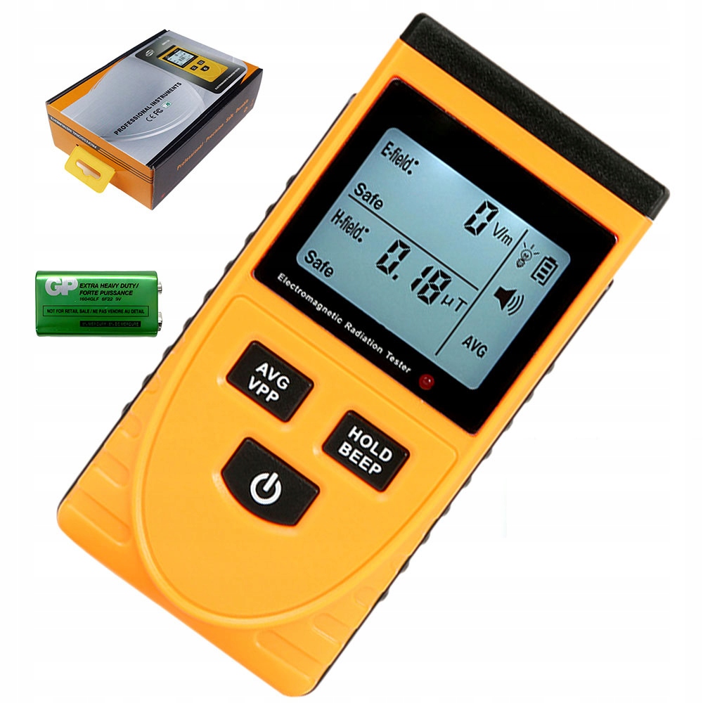 Měřič Elektromagnetického Pole Tester Vln Záření 5G Alarm