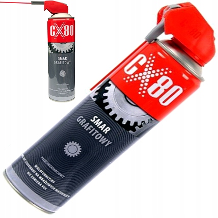 

Smar grafitowy sprey CX80 500ml przeciwzatarciowy