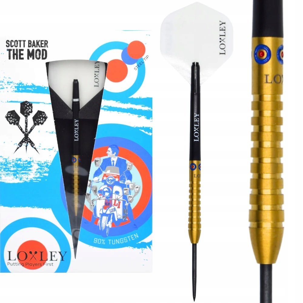 Šipky Loxley Scott Baker 90% 23 G
