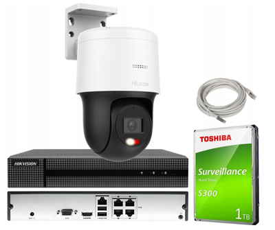 Sada na monitorovanie Ip 4Mpx 1 Otočná kamera