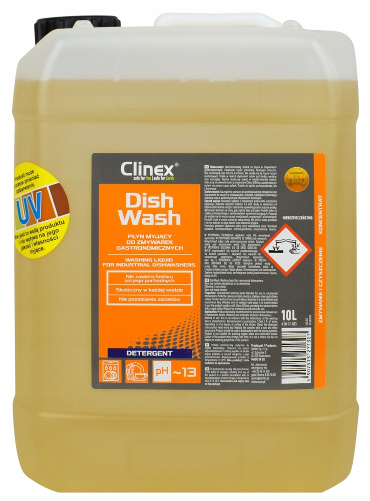

Clinex Dishwash 10L płyn do mycia w zmywarkach